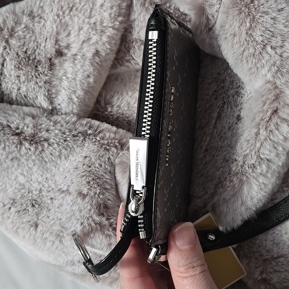 MICHAEL KORS JET SET SMALL LOGO PATENT LEATHER COIN PURSE ✨NWT✨ - Picture 6 of 9